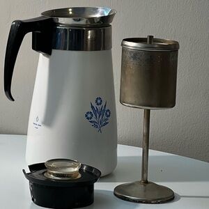 🌐OBO!🥏Corningware 9-Cup Coffee Percolator - Great Condition